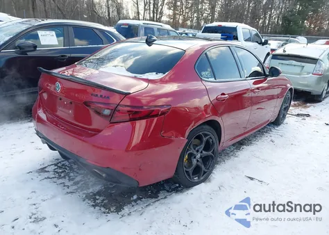 2018 Alfa Romeo Giulia Ti Sport Awd from USA, damaged, VIN ZARFAEEN3J7580237